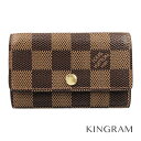 ルイ・ヴィトン LOUIS VUITTON ダミエ ミュルティクレ6 6連キーケース N62630 エベヌ PVC キーホルダー・キーケース hs【中古】