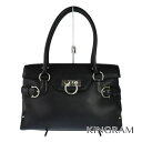 ¥µ¥ë¥ô¥¡¥È¡¼¥ì¥Õ¥§¥é¥¬¥â Salvatore Ferragamo ¥¬¥ó¥Á¡¼¥Ë DY-21 4402 ¥Ö¥é¥Ã¥¯ ¥ì¥¶¡¼ ¥Ï¥ó¥É¥Ð¥Ã¥° om¡ÚÃæ¸Å¡Û