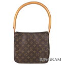 ルイ・ヴィトン LOUIS VUITTON モノグラム ルーピングMM M51146 PVC ショルダーバッグ ec 【中古】