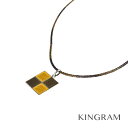 ルイ・ヴィトン LOUIS VUITTON ネックレス Ag925 パンダンティフ ダミエ 4 チョーカー シルバー rsn【中古】