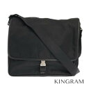 プラダ PRADA V166 ブラック ナイロン ショルダーバッグ rsn【中古】
