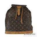 ルイ・ヴィトン LOUIS VUITTON モノグラム モンスリGM M51135 モノグラムキャンバス バックパック・リュック rng【中古】
