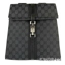 グッチ GUCCI ジャッキー 0030236 ブラック GGキャンバス バックパック・リュック ju【中古】