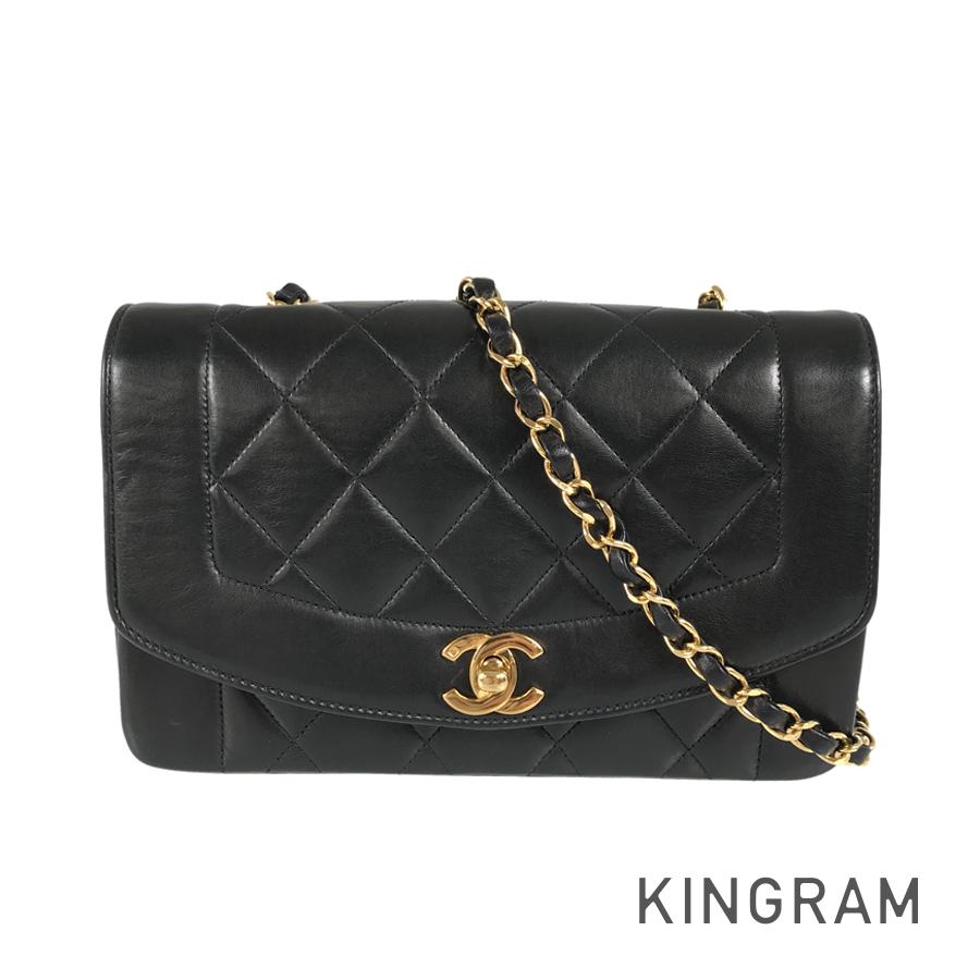 シャネル CHANEL ダイアナ 22 ラムスキン ショルダーバッグ ssh【中古】