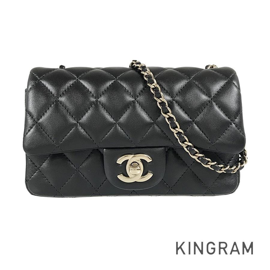 シャネル CHANEL マトラッセ ミニ ラムスキン ショルダーバッグ ssh【中古】