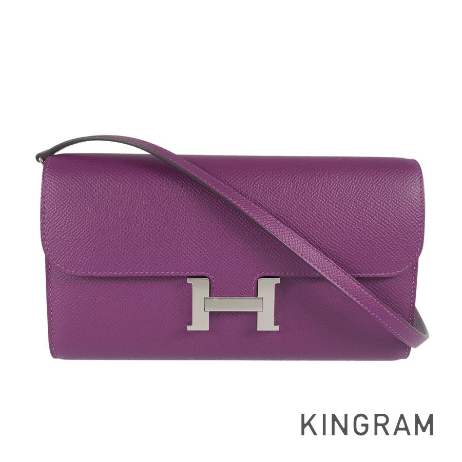 エルメス HERMES コンスタンス トゥーゴー ロング ヴォーエプソン ウォレットバッグ sh【中古】