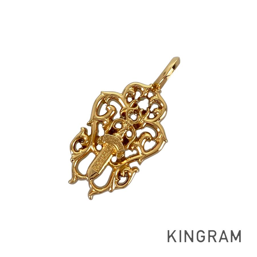 クロムハーツ CHROME HEARTS ヴァインダガーペンダント K22YG ペンダントトップ fke【中古】