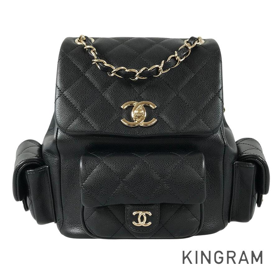 シャネル CHANEL マトラッセ キャビアスキン リュック バックパック ssh【中古】