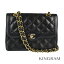 シャネル CHANEL マトラッセ ブラック ラムスキン ショルダーバッグ ki 【中古】