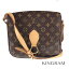 ルイ・ヴィトン LOUIS VUITTON モノグラム サンクルーGM M51242 PVC ショルダーバッグ taju 【中古】