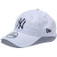ニューエラ キャップ NEW ERA 9TWENTY Cloth Strap Washed Cotton ニューヨーク ヤンキース キャップ 帽子 ホワイト×ブラック 11308518