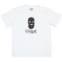 7UNION 7ユニオン Illegal Tee 半袖 Tシャツ メンズ IAXY-008C ホワイト