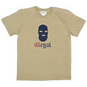 7UNION 7ユニオン Illegal Tee 半袖 Tシャツ メンズ IAXY-008C カーキ