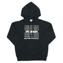 7UNION 7ユニオン Thank You Hoodie プルオーバー パーカー メンズ フーディ スウェット IAXY-011C ブラック