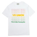 7UNION 7ユニオン Thank You Tee 半袖 Tシャツ ユニセックス IAVW-026C ホワイト