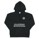7ユニオン 7UNION パーカー California Hoodie フーディ メンズ スウェット IPVW-010C ブラック