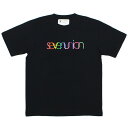 7ユニオン Tシャツ 7UNION Blooming Tee IPVW-016C BLACK ブラック