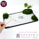 日本製 枯山水 プリザーブドグリーン 苔 手作り キット 卓上 ミニ インテリア オブジェ 雑貨 植物 癒し 趣味 精神統一 庭園 作庭 箱庭 和 風情 仮山水 乾泉水 涸山水 石庭 巣籠 プレゼント ギフト 誕生日 両親 父 母 祖父 祖母 兄弟 姉妹 友達 苔プリ おしゃれ