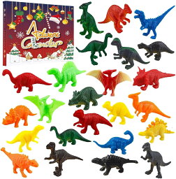 <strong>アドベントカレンダー</strong> 男の子向けおもちゃ,24 体のミニ<strong>恐竜</strong>と一緒にクリスマスへのカウントダウン | アドベント カレンダー パーティーは、3 歳以上のティーンエイジャー向けの<strong>恐竜</strong>の置物を贈ります【海外通販】