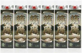 薩摩一パック　25度　1800ml×6本セット只今人気大爆発！