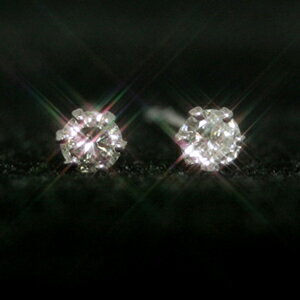 ダイヤモンド×カラーゴールドピアス・エタニアシンプルな一粒ダイヤが人気！