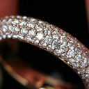 Royal Diamond Collection1．10ct VS−SIダイヤモンド×K18カラーゴールドパヴェリング・ヴィクトリア10周年特別価格180,000円！ （2011年6月9日（木）までのご注文分）
