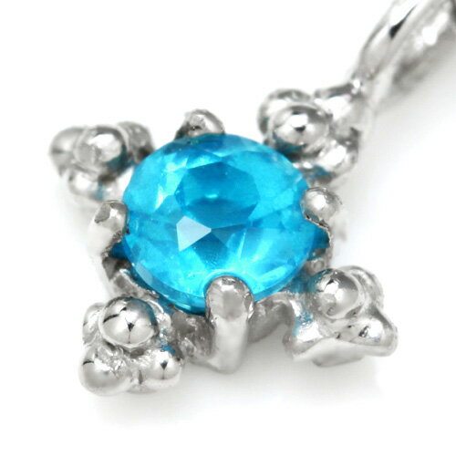 ネオンブルーアパタイト×K18カラーゴールドネックレス・グランブルー(K18/18金）