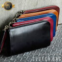 【SALE】 クラッチバッグ メンズ レザー 革 本革 牛革...