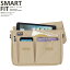 SMART FIT「キャリングポーチ(A5・ベージュ)」