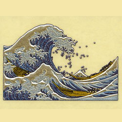 浮世絵 うつし金蒔絵「浪裏」【あす楽対応】 【楽ギフ_包装】 【携帯電話 シール 富士山】葛飾北斎作、「神奈川沖浪裏」(富嶽三十六景)