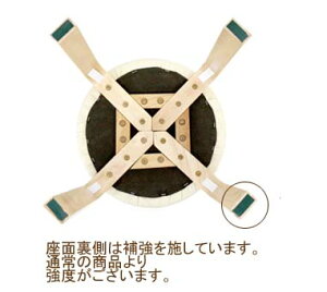 座面の裏には、補強。通常の商品より強度が違います