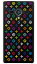 【スマホケース スマホカバー】Monogram ブラック (クリア) design by ROTM / for AQUOS PHONE Xx 203SH/SoftBank【ケース/カバー/CASE/ケ−ス】【スマートフォン ケース カバー】【日本製 SECOND SKIN】 / 203sh ケース カバー