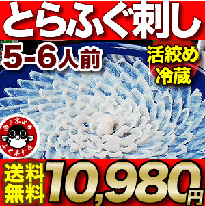 ふぐ刺し「ふぐ刺身5-6人前／冷蔵」【ふぐ お歳暮