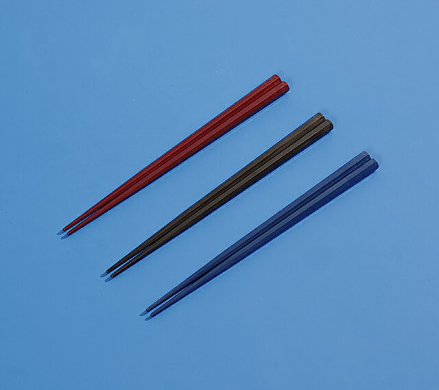【あす楽対応】江戸八角箸19.5cm高強度、耐熱。本当に丈夫です！滑り止め付きで使いやすい。