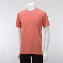 【竹布特典】【男性用】竹の★(ひとつぼし)半袖Tシャツ コーラルオレンジ M ※メール便不可