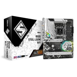 ASRock マザーボード B650E Steel Legend WiFi AMD Ryzen 7000 シリーズ CPU対応 (Soket AM5) B650E ATX マザーボード 国内正規代理店品