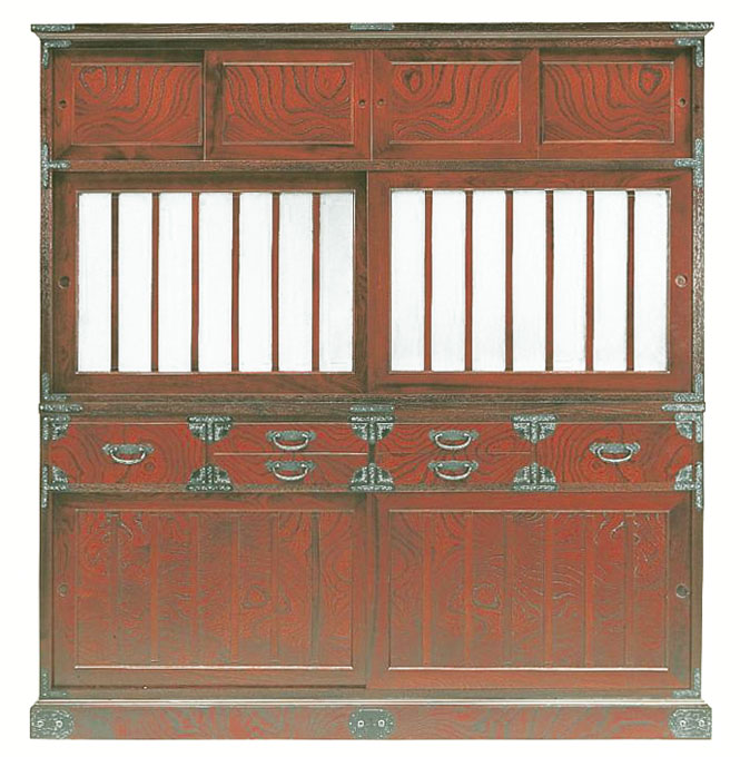 筑後民芸168cm水屋格子