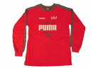 キッズ/ジュニア/男の子/子供★PUMA(プーマ) プリント長袖Tシャツ/前面ロゴプリント