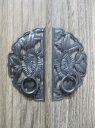 金具 前飾り 取っ手 牡丹前飾り・時代色・大 商品番号6167415
