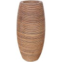 FRP 鼓型プランター(縄編柄) / Elonga Planter 47x95cm 『プランター 店舗・イベント向け』