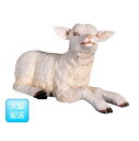 FRP 寝そべるヤギの赤ん坊 / Goat-Kid Resting 『動物園オブジェ アニマルオブジェ 店舗・イベント向け』