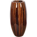 FRP 鼓型プランター(アバカ皮柄) / Elonga Planter 47x95cm 『プランター 店舗・イベント向け』