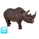 FRP 黒サイ / Black Rhinoceros fr140042 『動物園オブジェ アニマルオブジェ 店舗・ホテル向け』