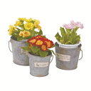 東洋石創 プラントアイテム Waterring Can バケツ(大・中・小) *3個セット #82270/82271/82272 *商品に花は含まれません。