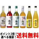 【ポイント3倍】紀州の梅酒 500ml 720ml 6本 選...