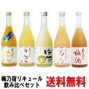 梅乃宿 リキュール 720ml 6本 選べる 飲み比べセット...