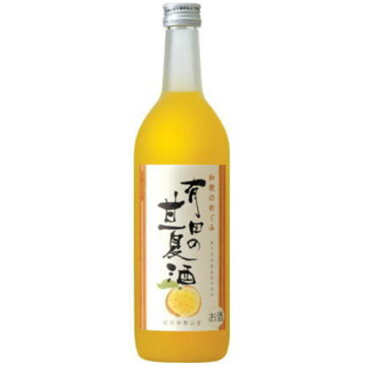 【マラソン期間中ポイント10倍】和歌のめぐみ 有田の甘夏酒 720ml【梅酒】【和リキュール】【紀州】【甘夏】【あまなつ】【和歌山】【世界一統】