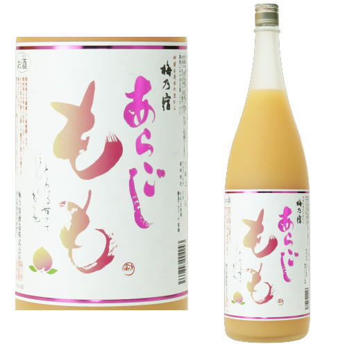 【和リキュール】【梅の宿】【桃酒】梅乃宿　あらごし　もも　1.8L