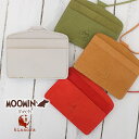 ムーミン×キソラ IDケース 本革 kissora キソラ KIBN-006 【 ムーミン MOOMIN カードケース パスケース レザー 日本製 レディース 】