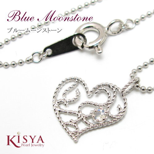 ムーンストーン・ダリーハートネックレス★Moonstone